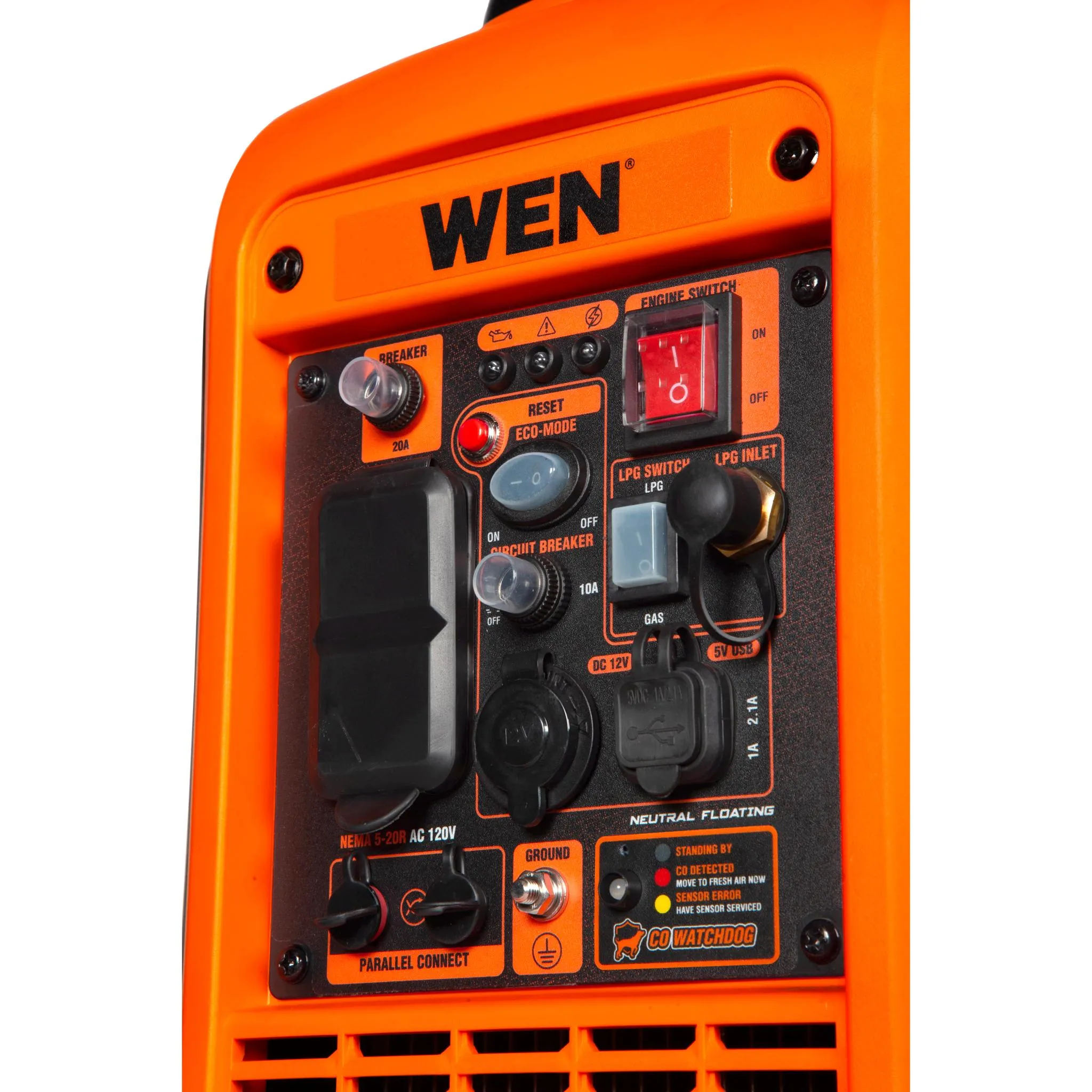 WEN DF280iX 2800-Watt Dual Fuel Inverter Generator, Quiet, Portable, and Lightweight with Fuel Shut Off and CO Watchdog