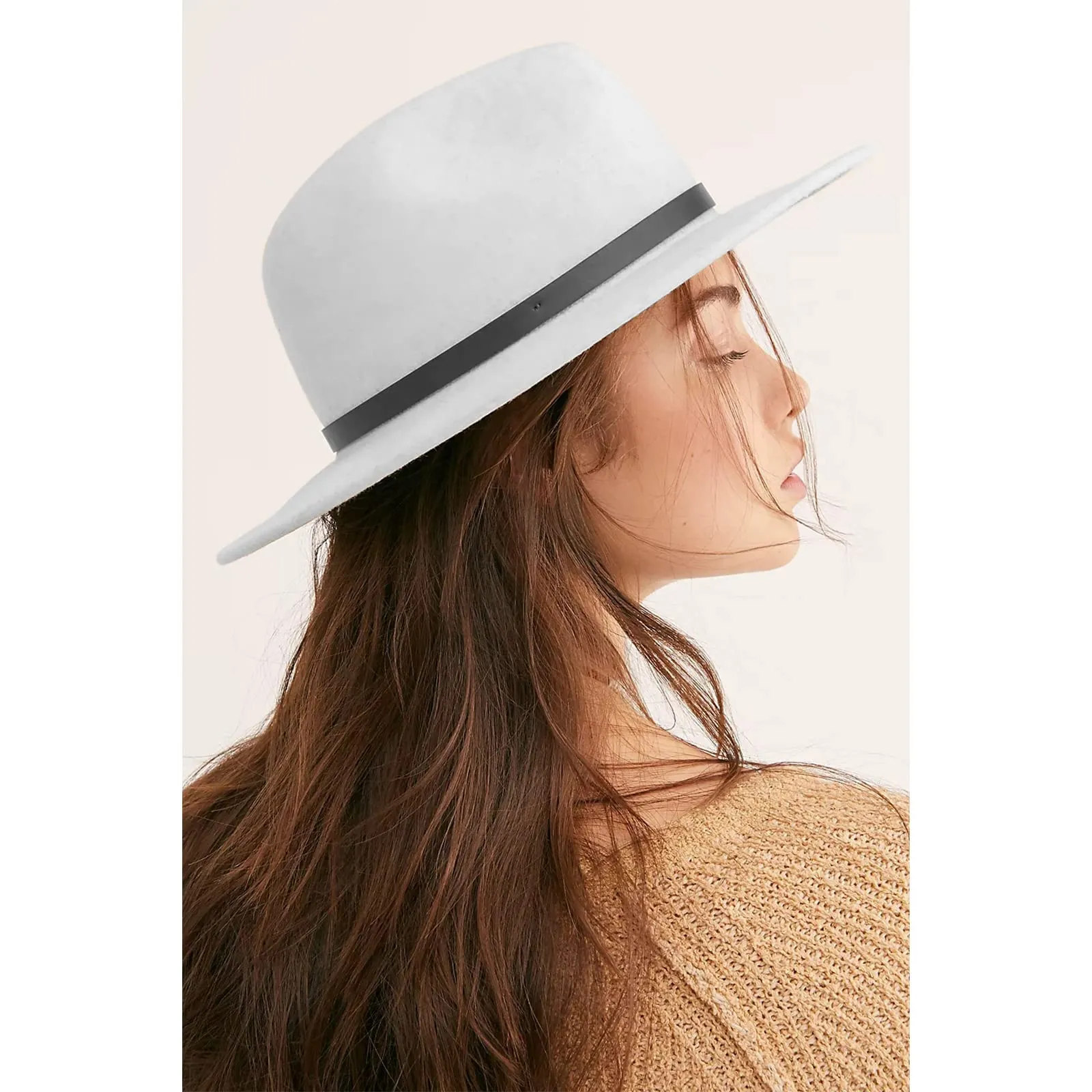 Women Classic with Belt Buckle Panama Hat.