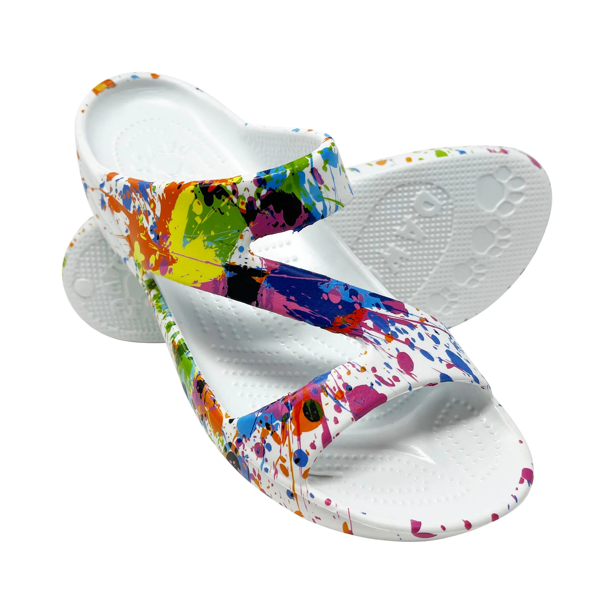 Women's PAW Print Z Sandals - Artist Palette