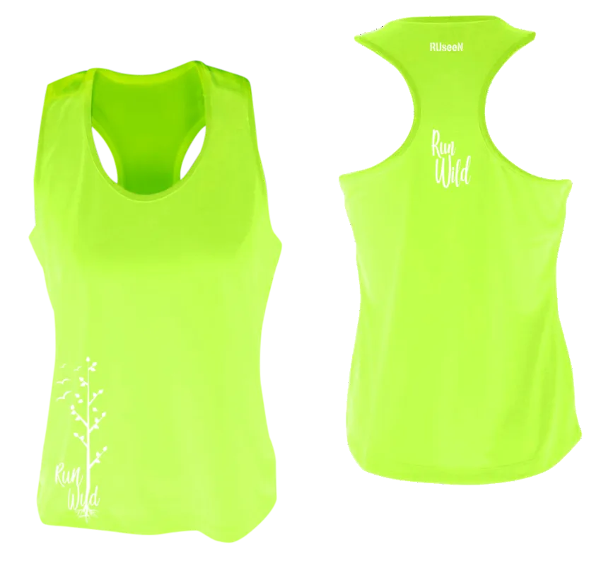 Women's Reflective Tank Top - Run Wild