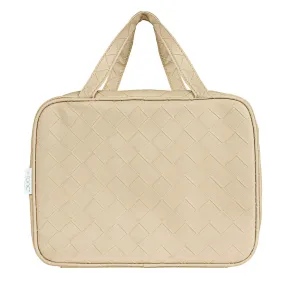 Woven Hanging Cosmetic Bag | Sand