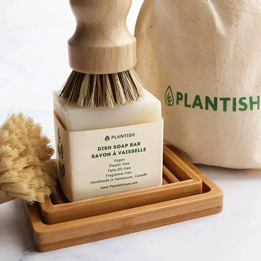 Zero Waste Dish Soap Set - Long Brush Kit